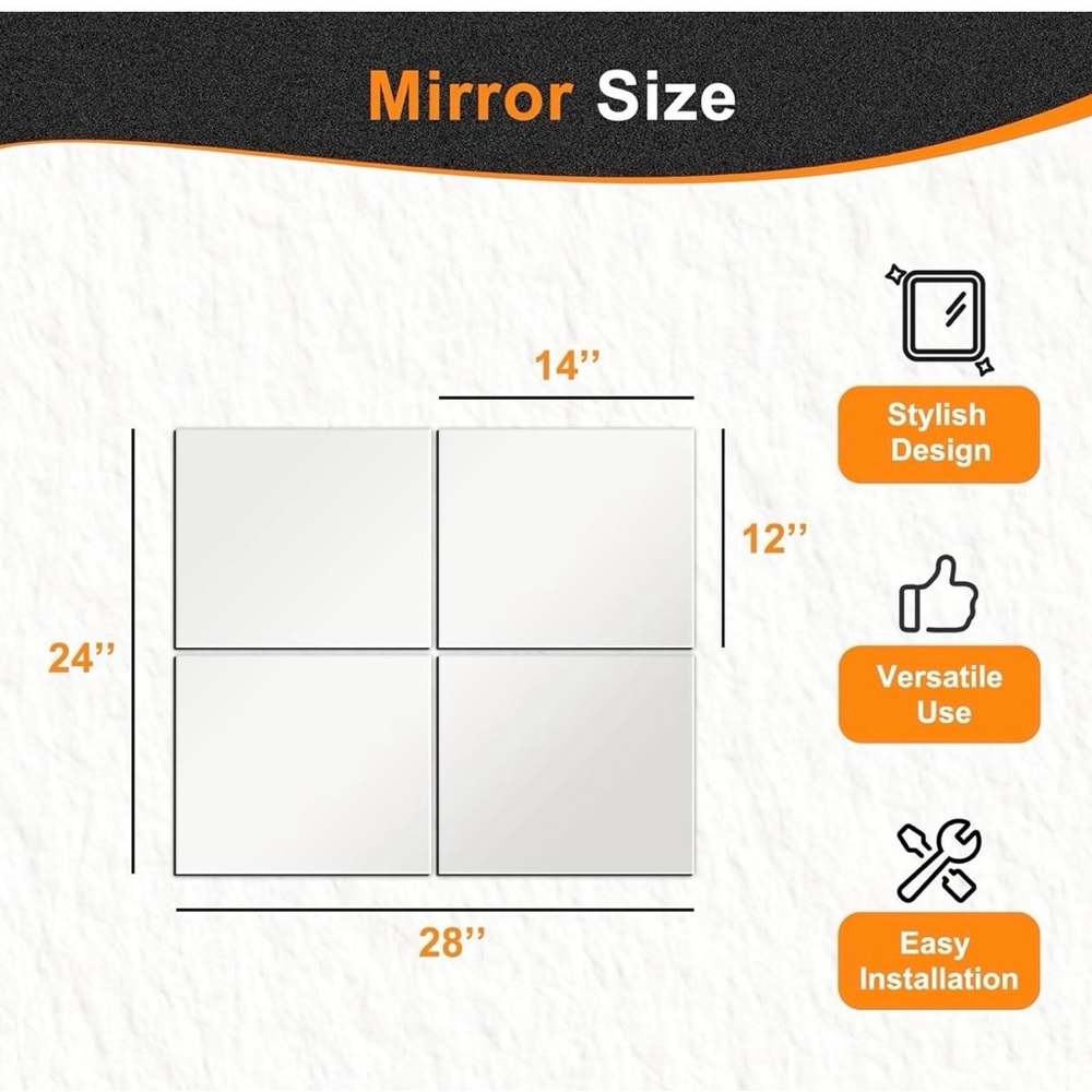 Delman Elegant Silver Wall Mirror - Picture 2 of 2